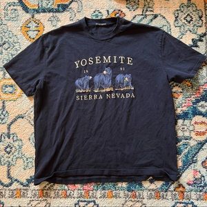 Brandy Melville Oversized Embroidered Yosemite Tee